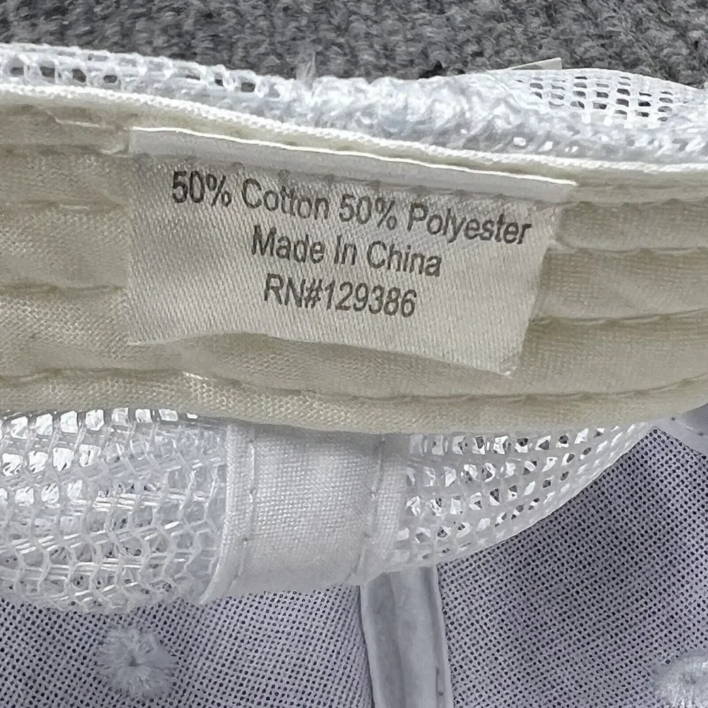 Basically Yours Mens Trucker Hat Gray White Cap Mesh Back 2014 Driver‎ Sport NWT